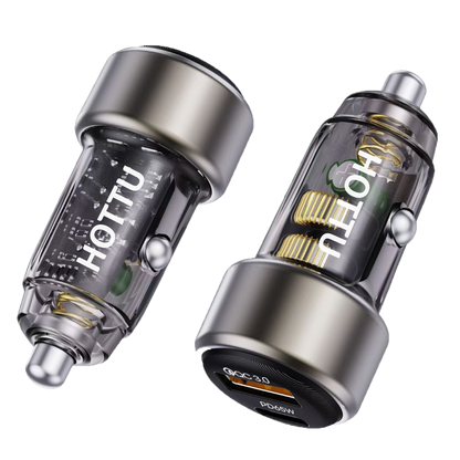HOTTU CC25 83W Car Charger with PD 65W & QC3.0 Fast Charging